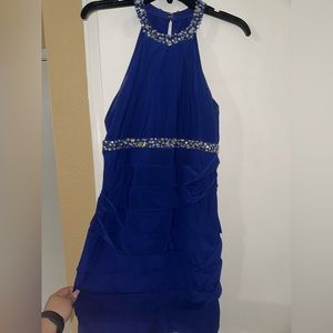 Royal Blue Prom Dress, Size L
